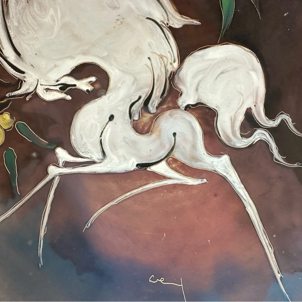 Handpainted Decorative Plate - Picture 4 of 4